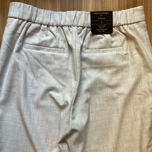 Banana Republic Factory Hayden Pant Heather Grey Size 4 NWT - Picture 5 of 7